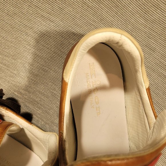 Mens Kiton calfskin trainers, size 8 - Picture 8 of 9